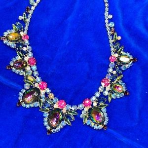 Vintage Coro Aurora Borealis 16” necklace.
